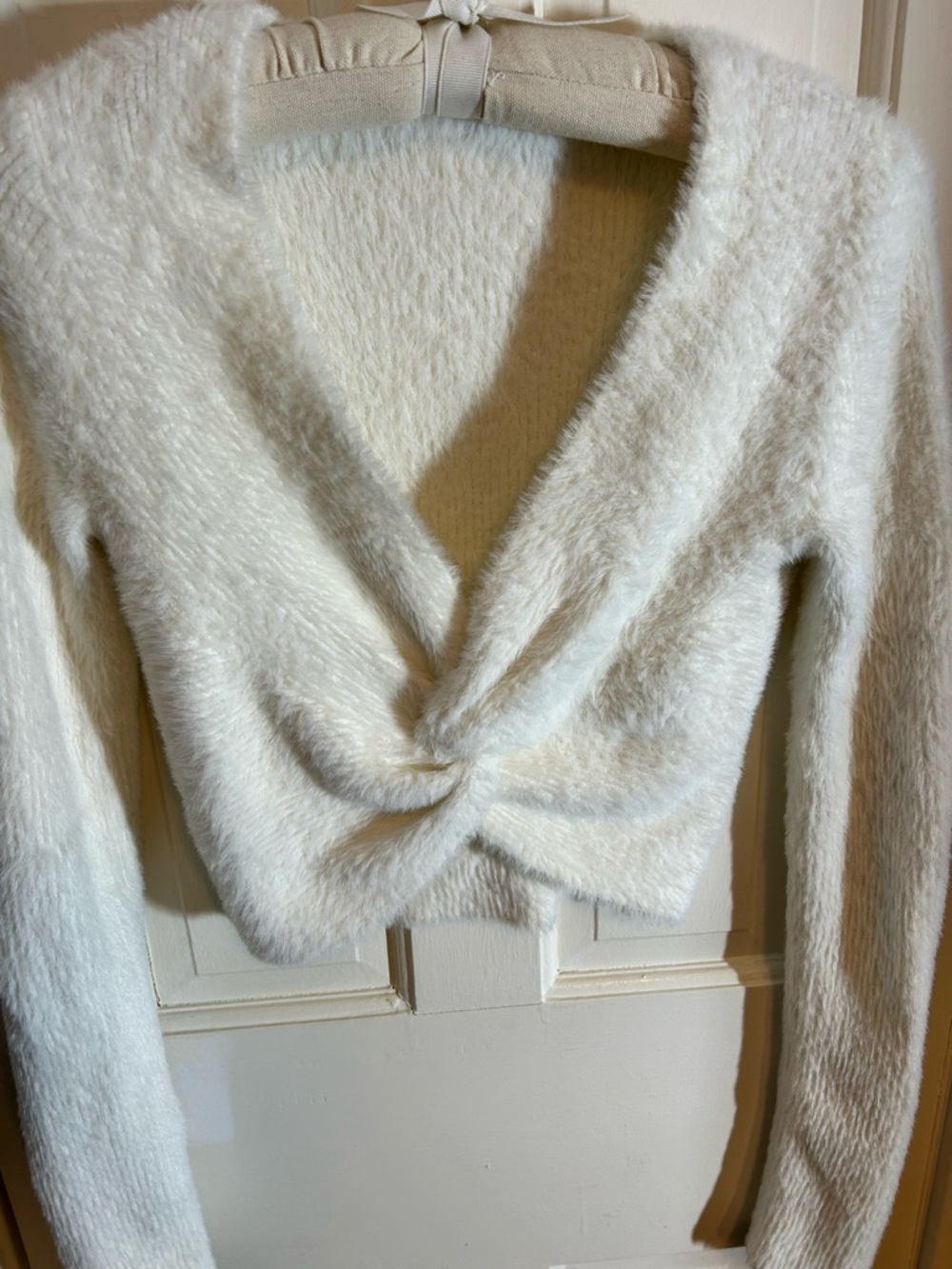 NWOT Aerie Fluffy-4-Ever Reversible Sweater - Sz S - Picture 6 of 10
